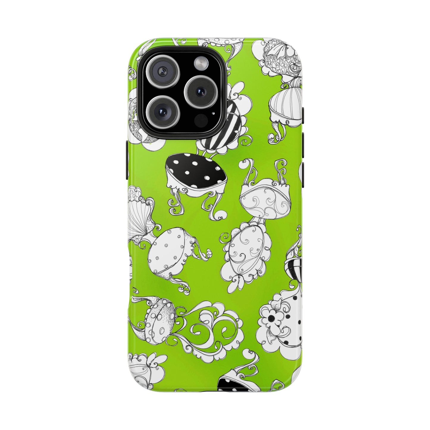 Bistro Chairs Lime Phone Case