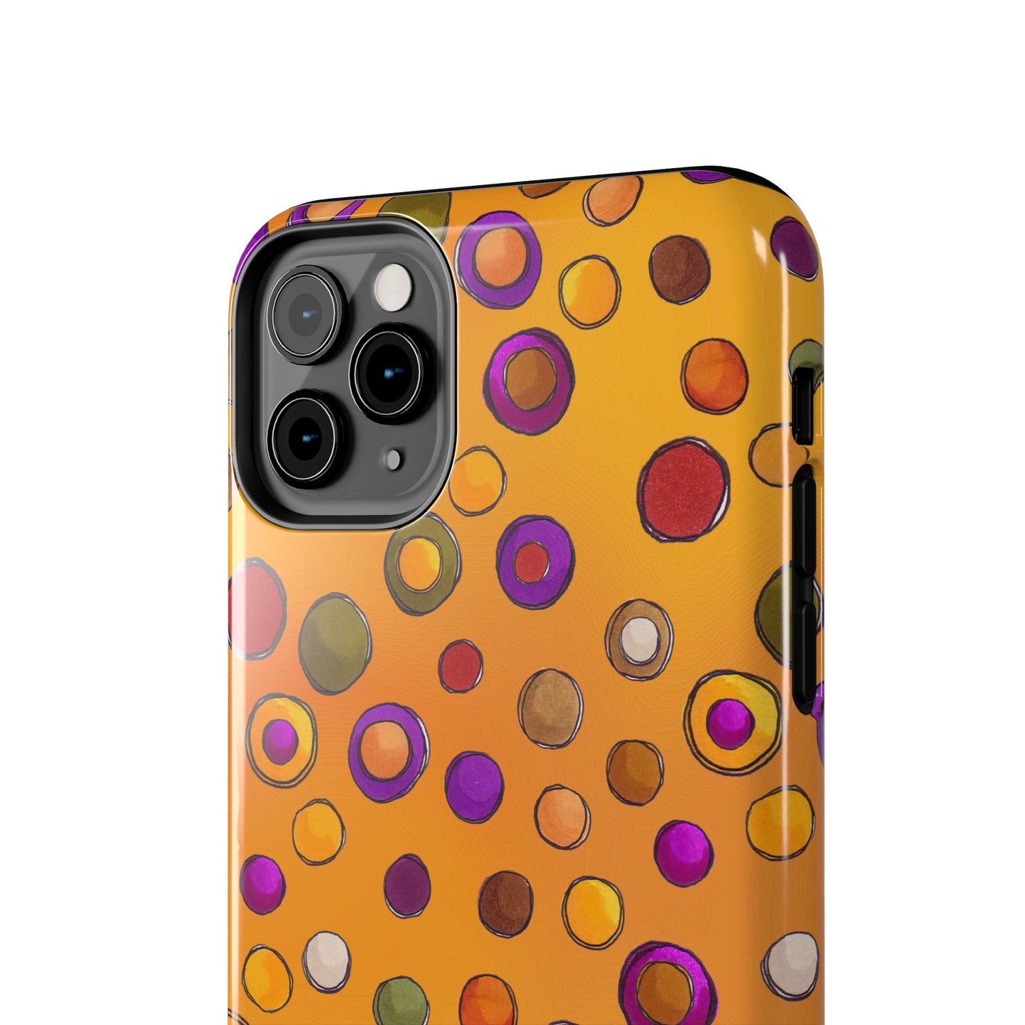 Double Dot Yellow Phone Case