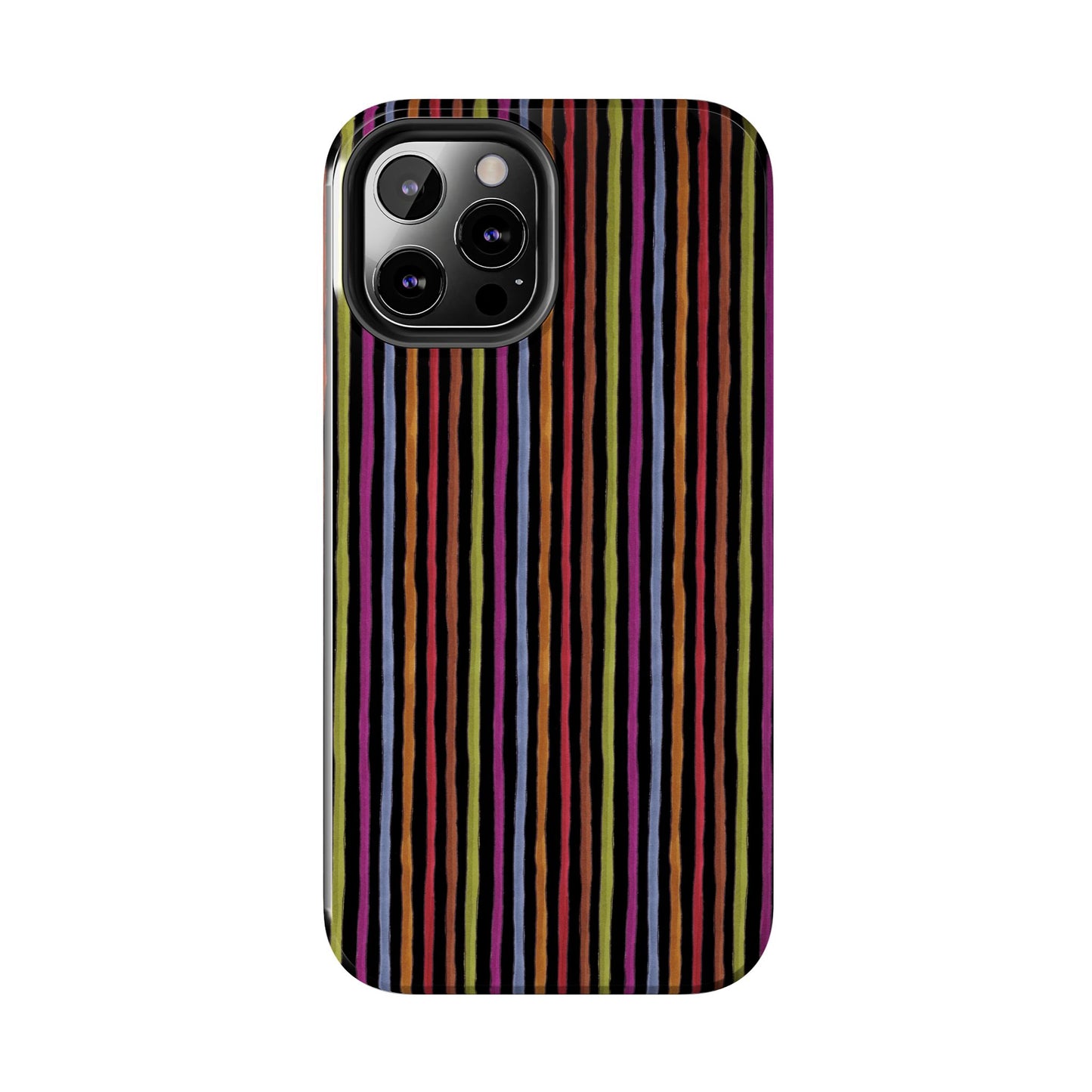 Stripe Black Phone Case