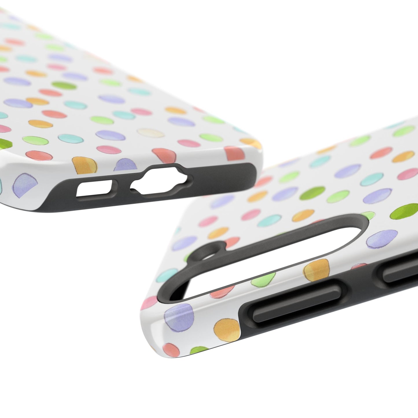 Happy Dots White Phone Case