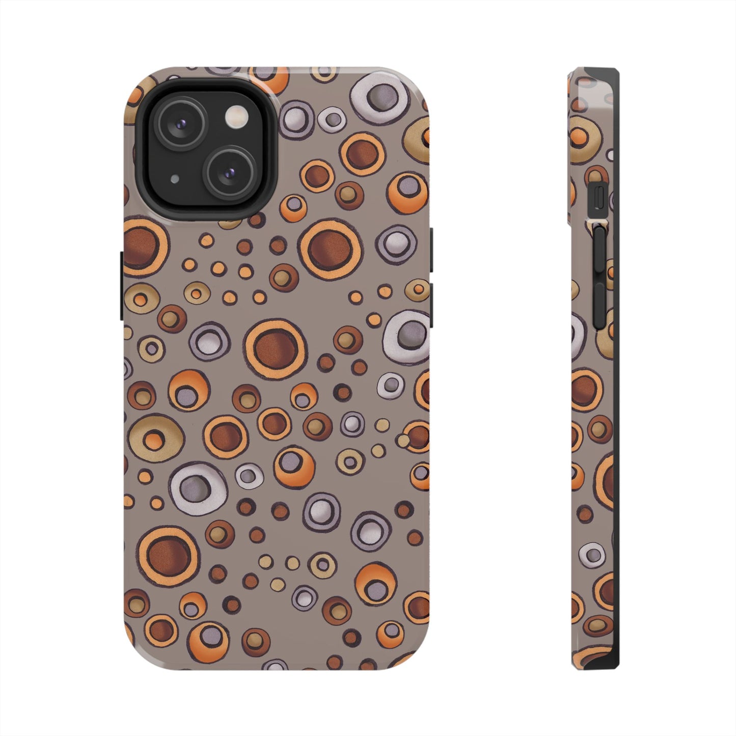 Doggy Dots Gray Phone Case