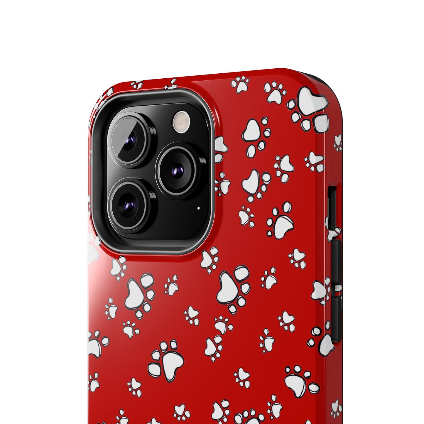 Paw Flakes Red Phone Case
