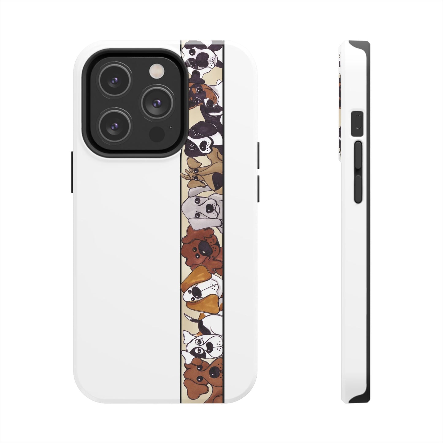 Doggie Delight Border Phone Case