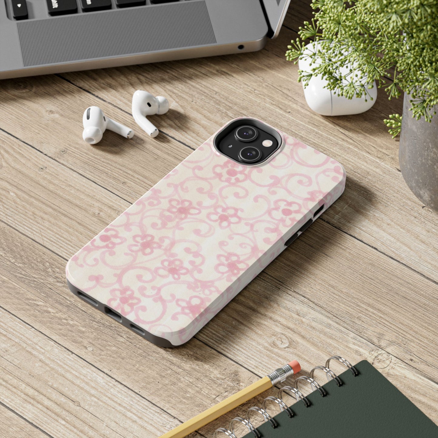 Floral Scroll Phone Case