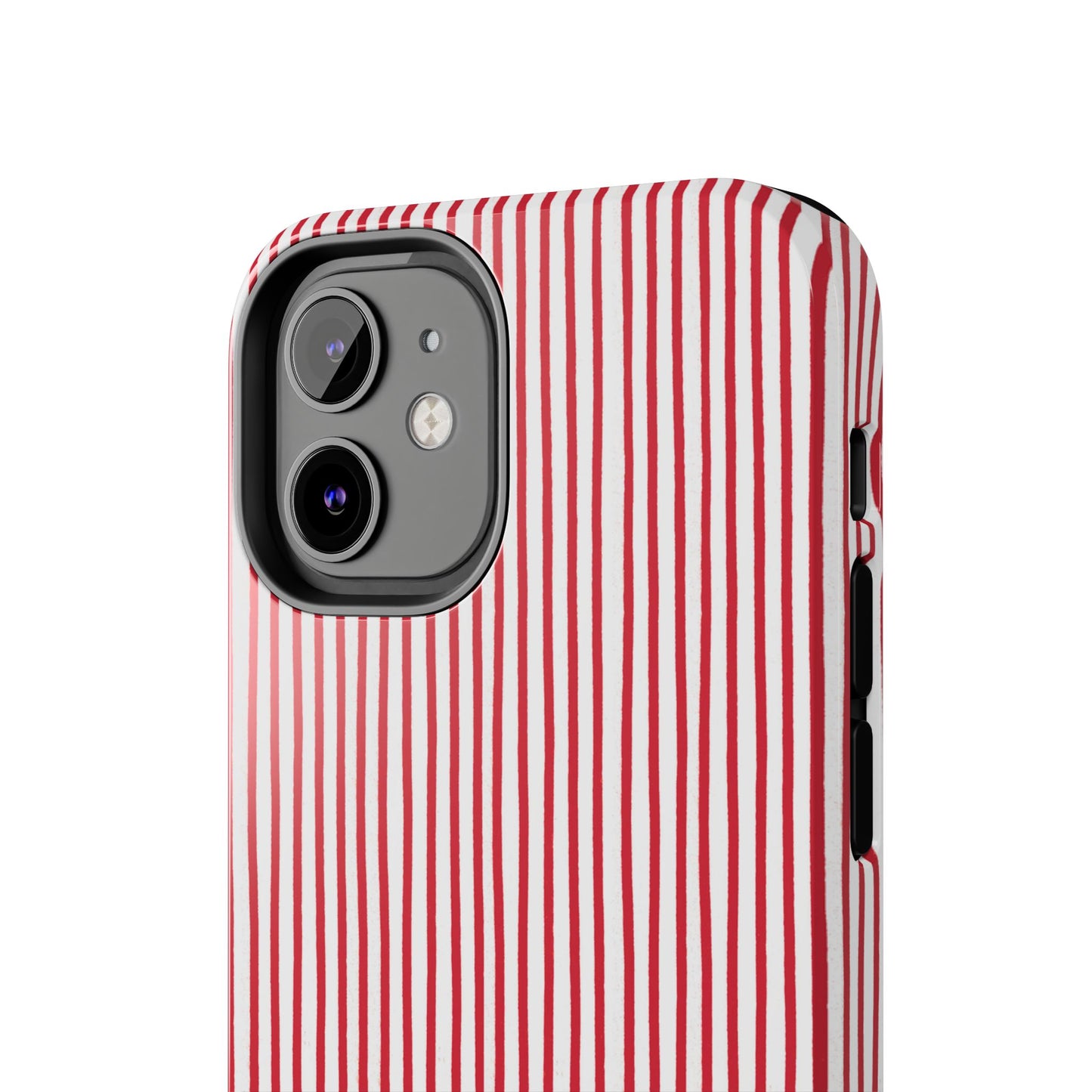 Candy Stripe White / Red Phone Case