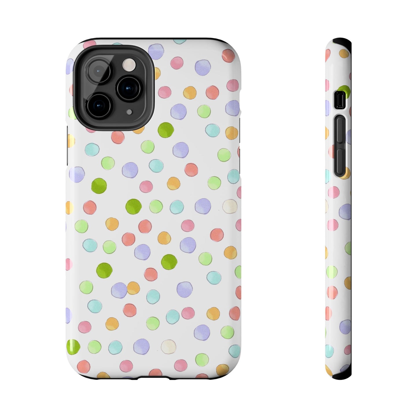 Happy Dots White Phone Case