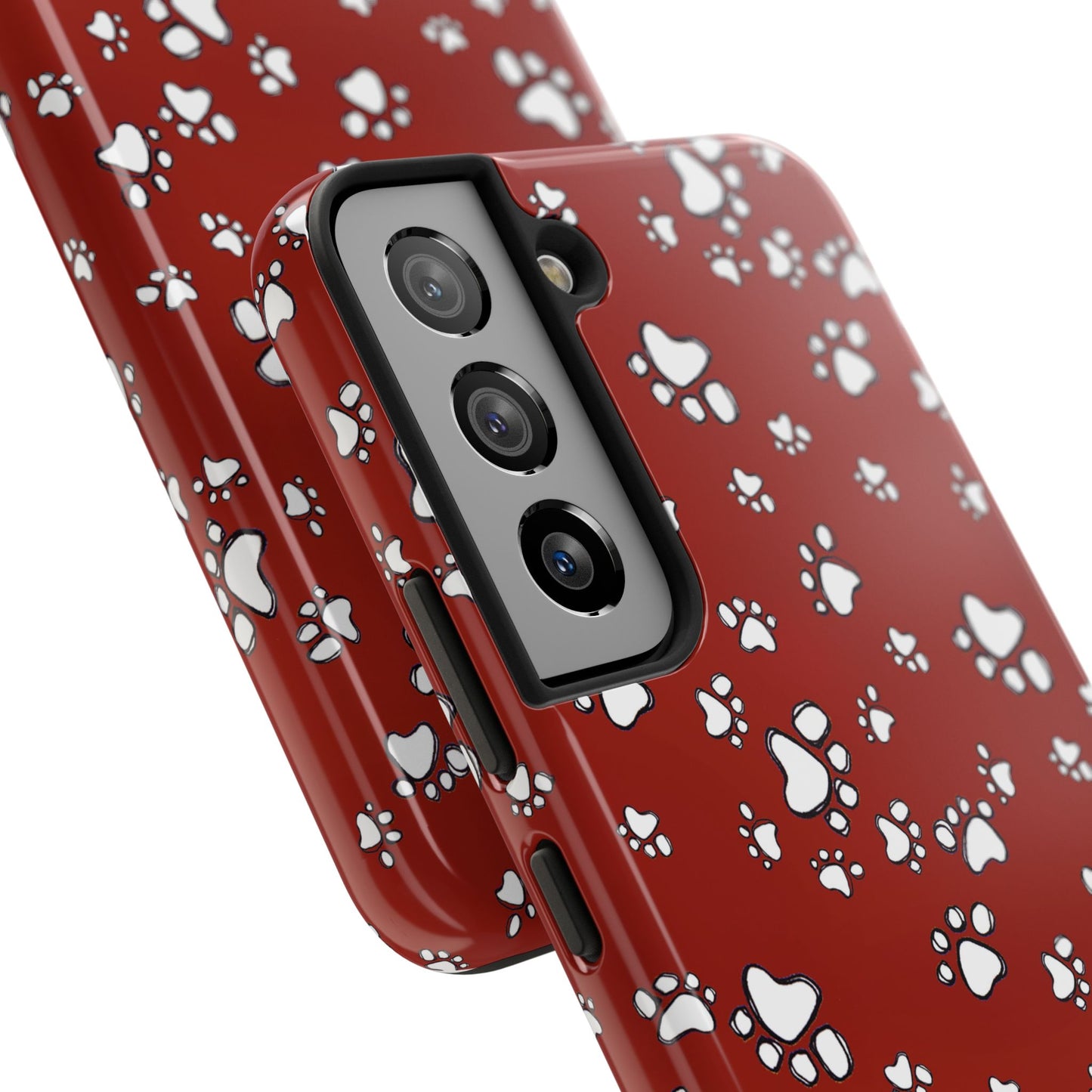Paw Flakes Red Phone Case
