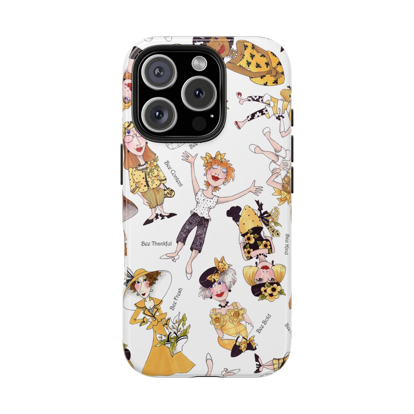 Bee Tossed White Phone Case