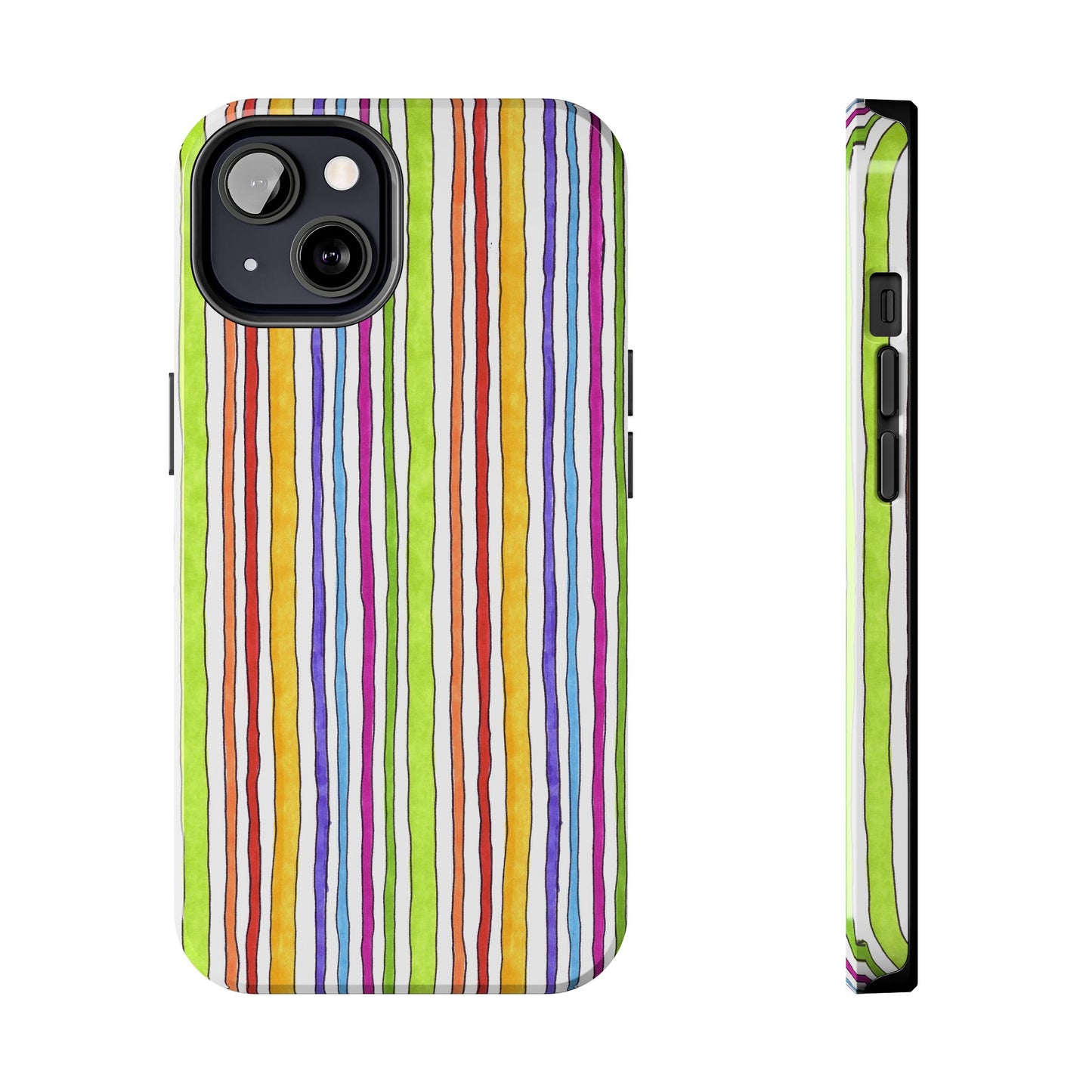 Stripe Fancy White Phone Case