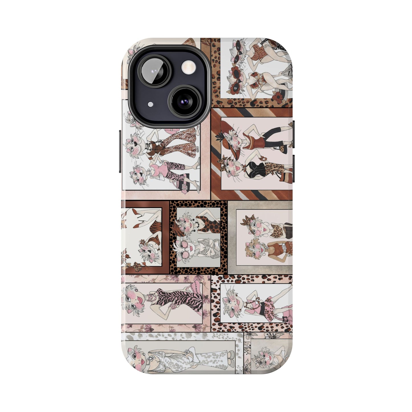 Wild Cat Woman Phone Case