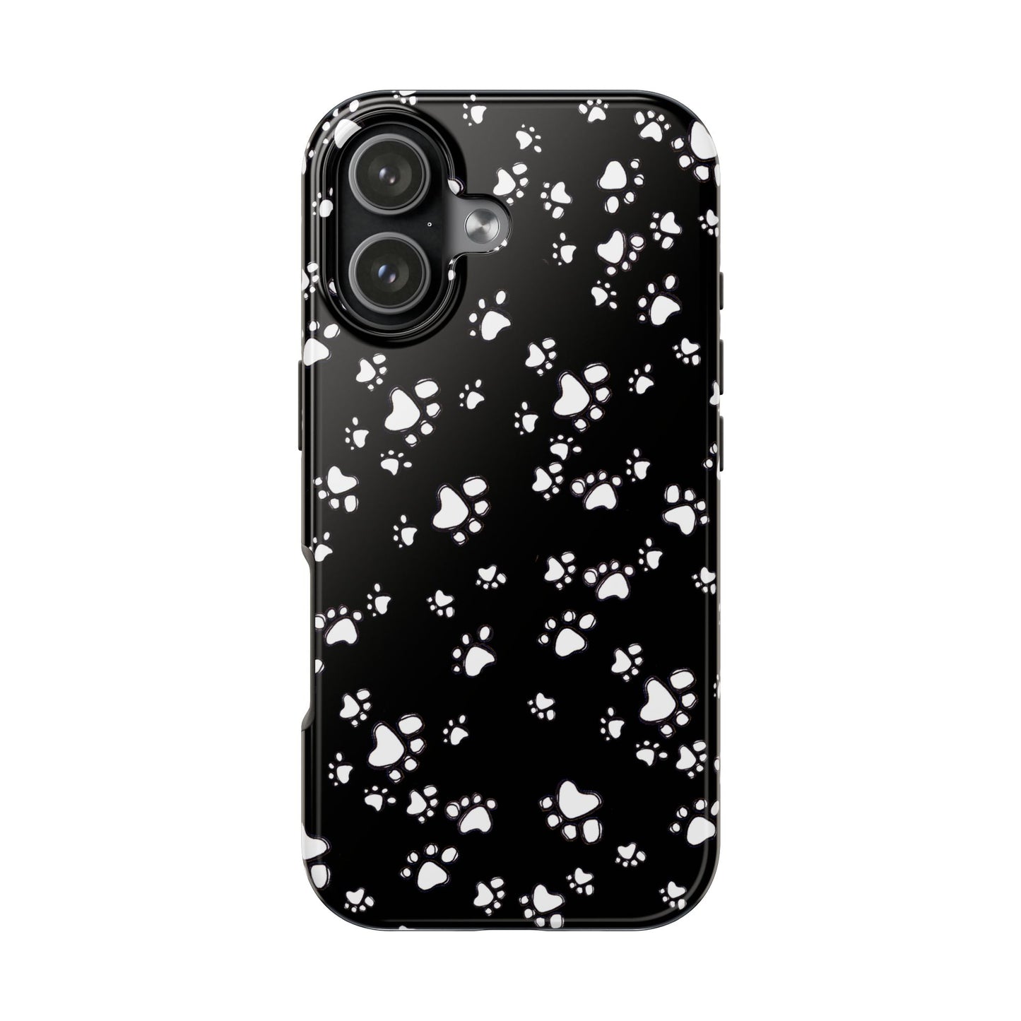 Paw Flakes Black Phone Case