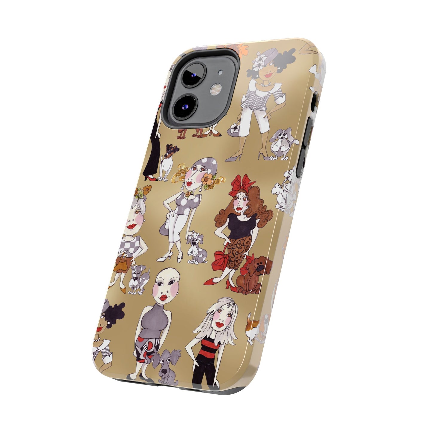 Dog Ladies Tan Phone Case