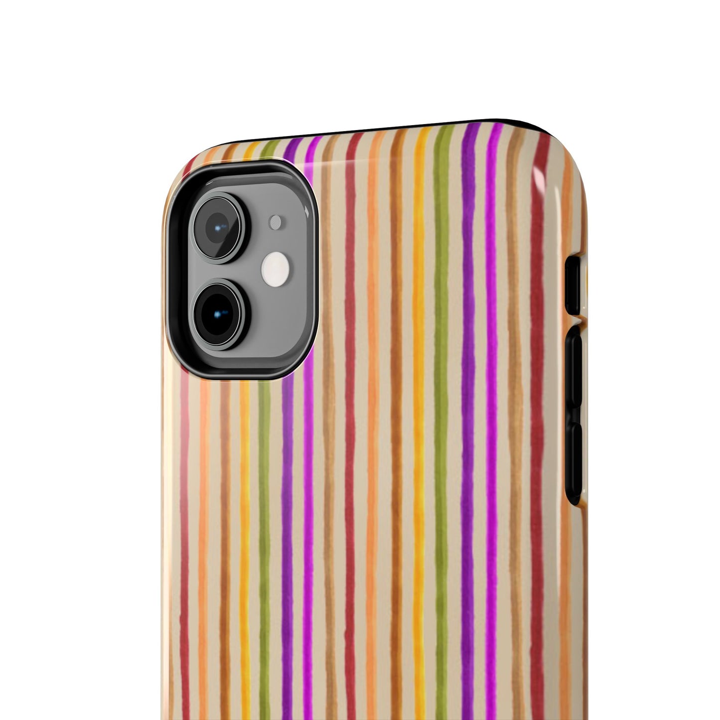 Spice Stripe Muslin Phone Case