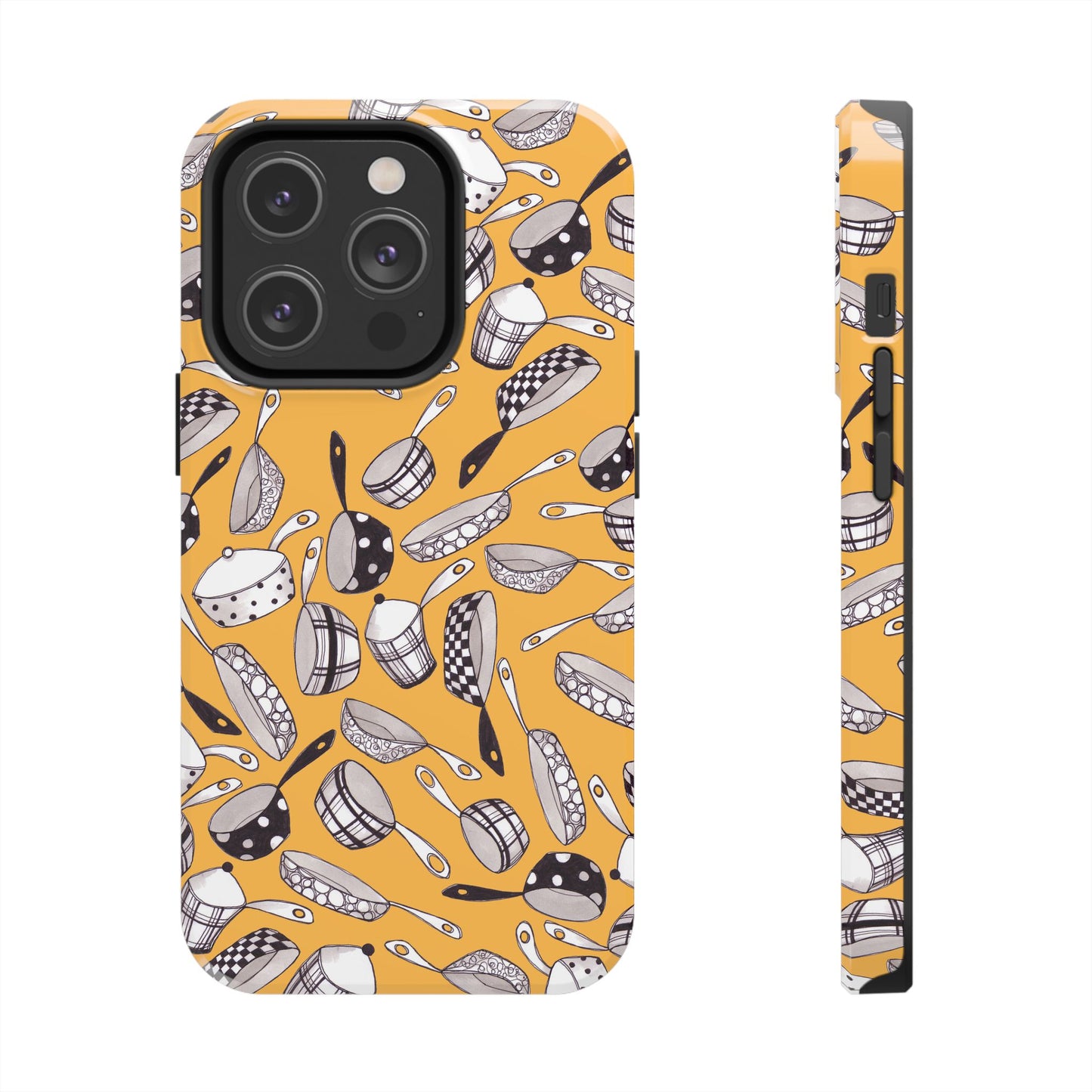 Pots & Pans Flyin' Yellow Phone Case