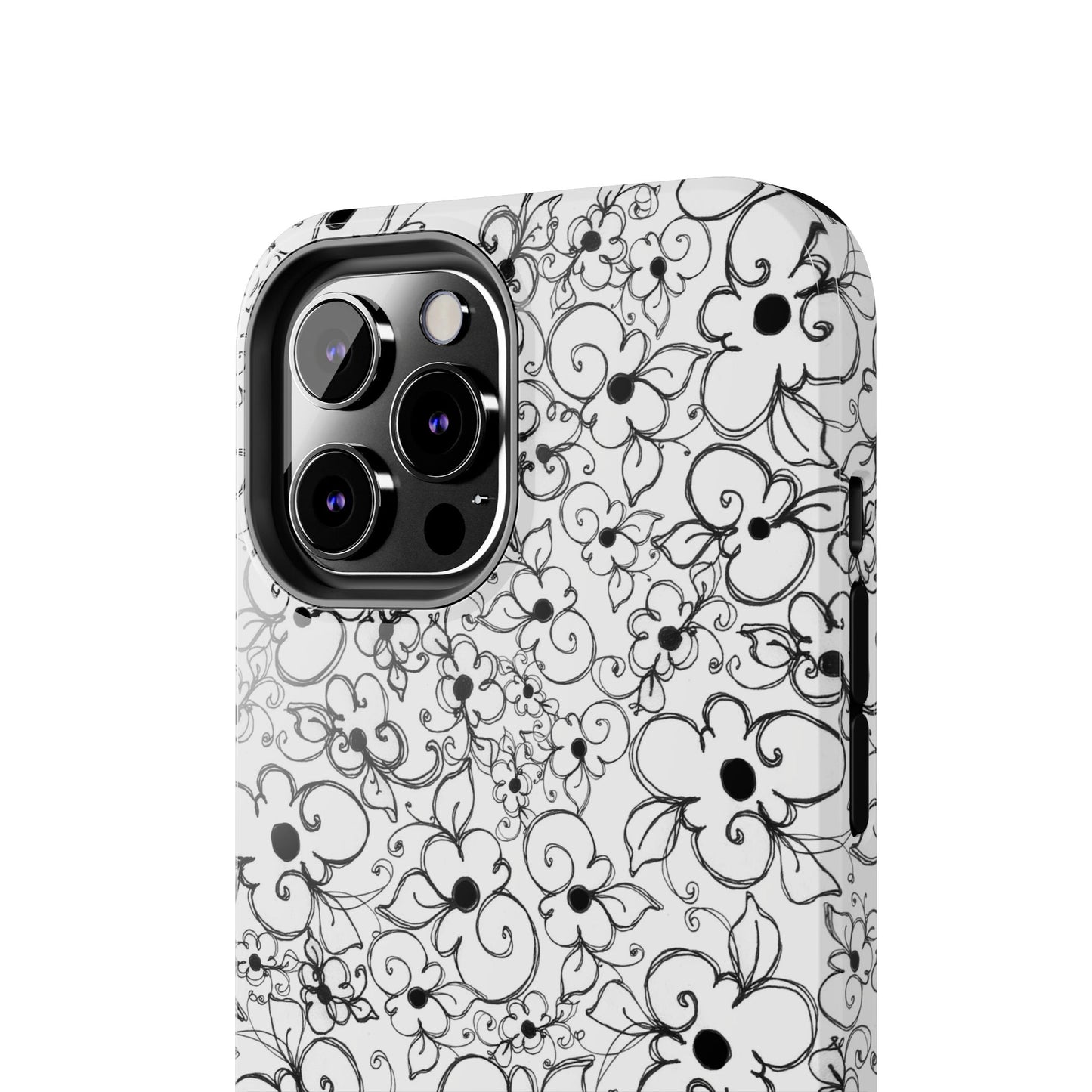 Dog Daisies White Phone Case