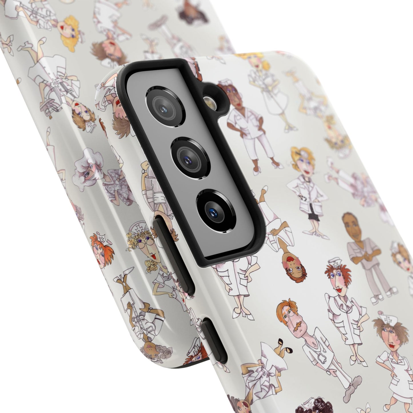 Tossed Nurses Gray Phone Case