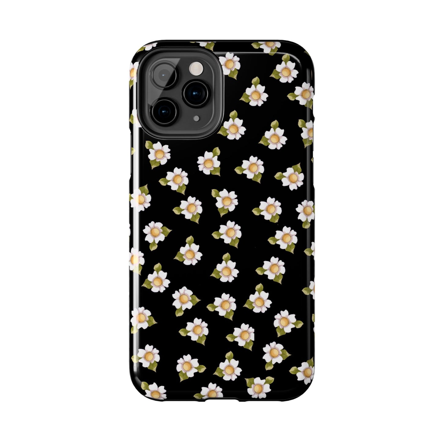 Daisies Black Phone Case