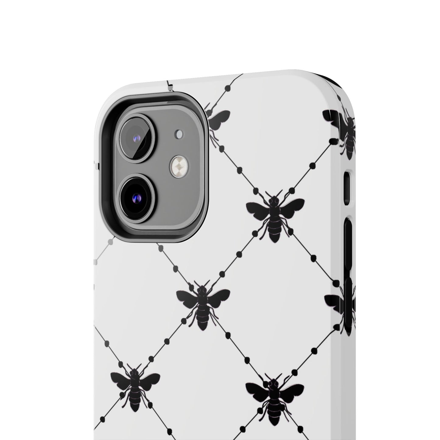 Beaded Bees White Phone Case
