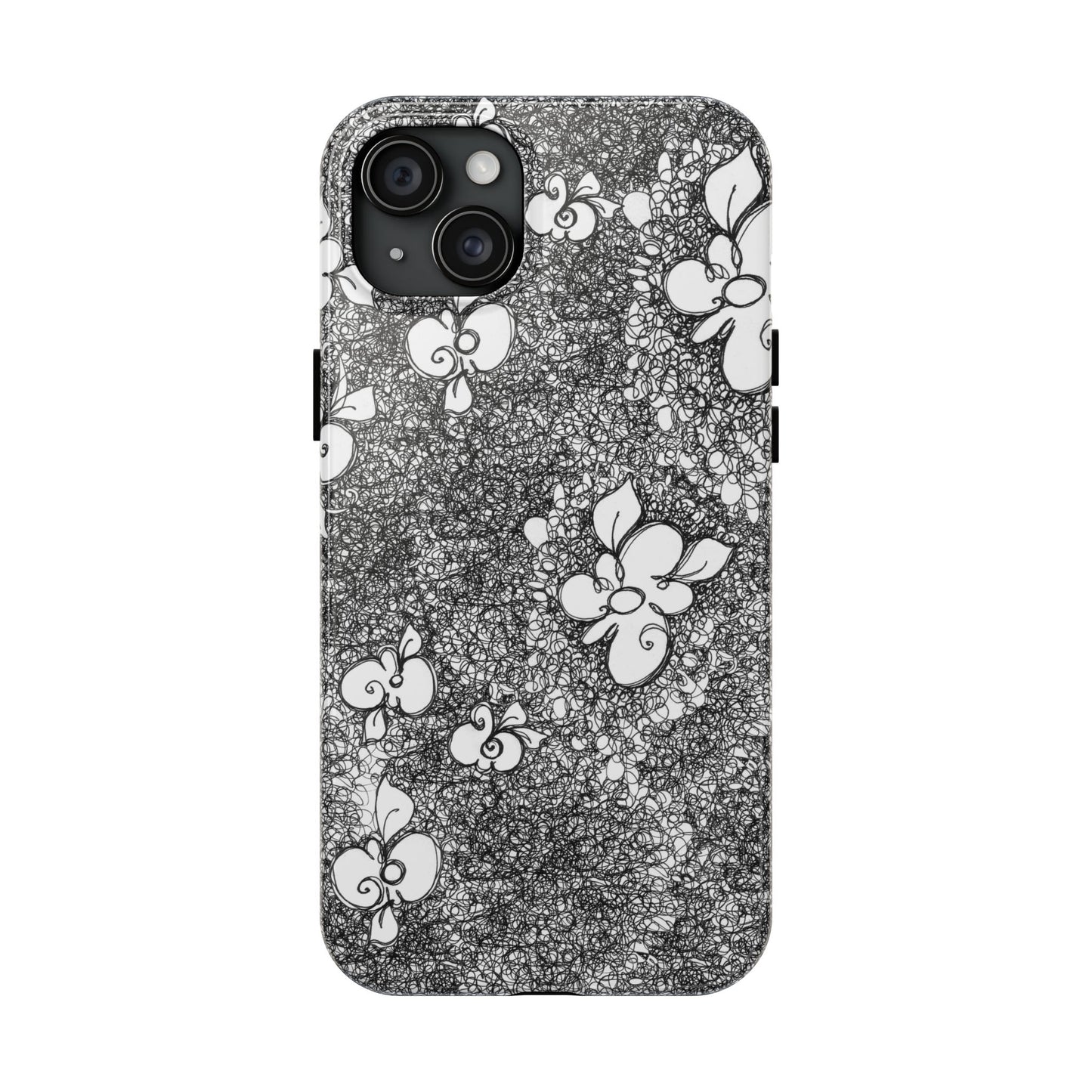 Flower Scribbles Phone Case