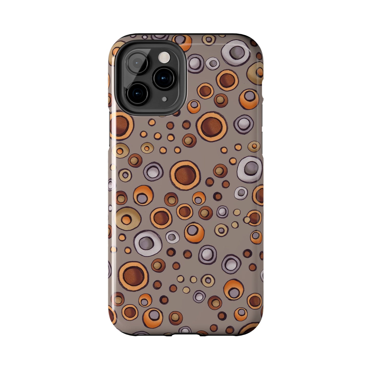 Doggy Dots Gray Phone Case