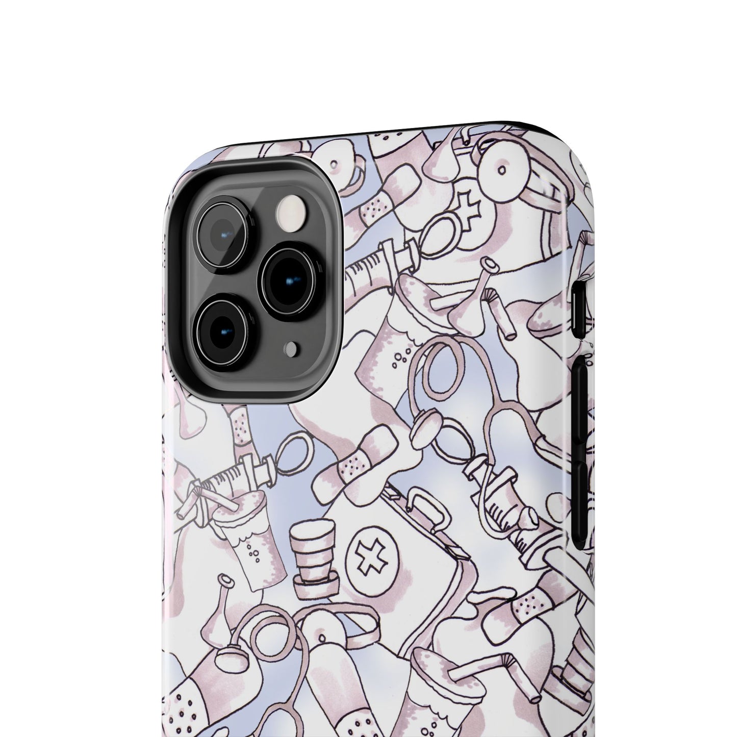 Med Stuff Blue Phone Case