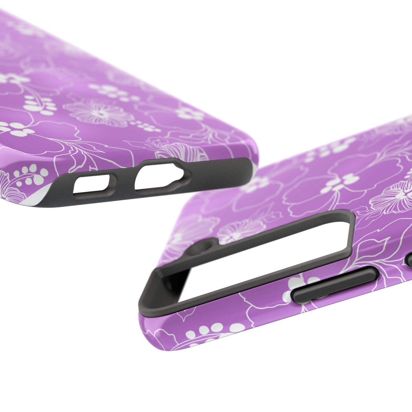 Lacey Hibiscus Orchid Phone Case