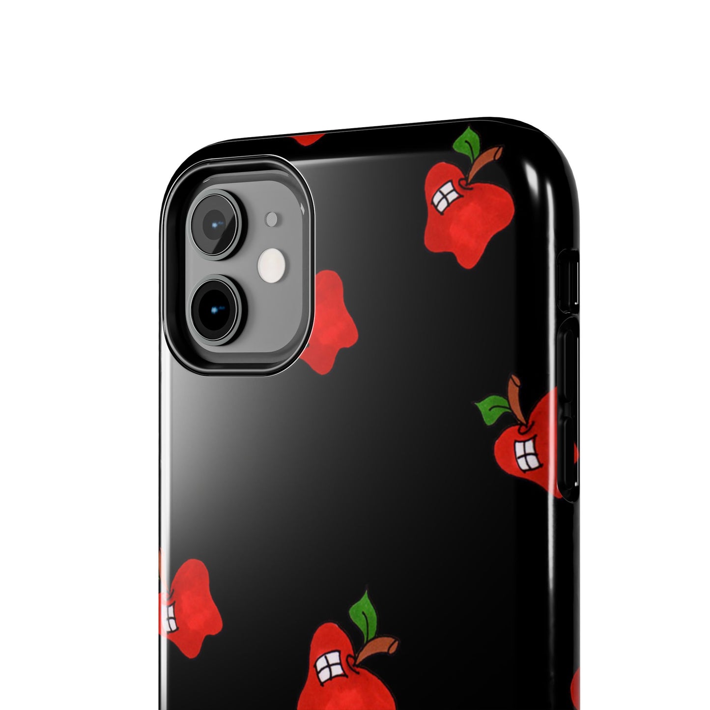 Flying Apples Black Phone Case