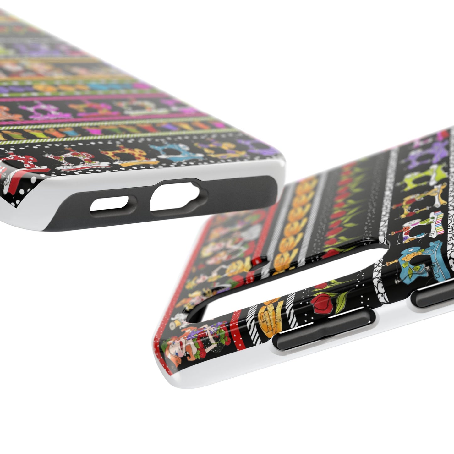 Curious Border Black Phone Case