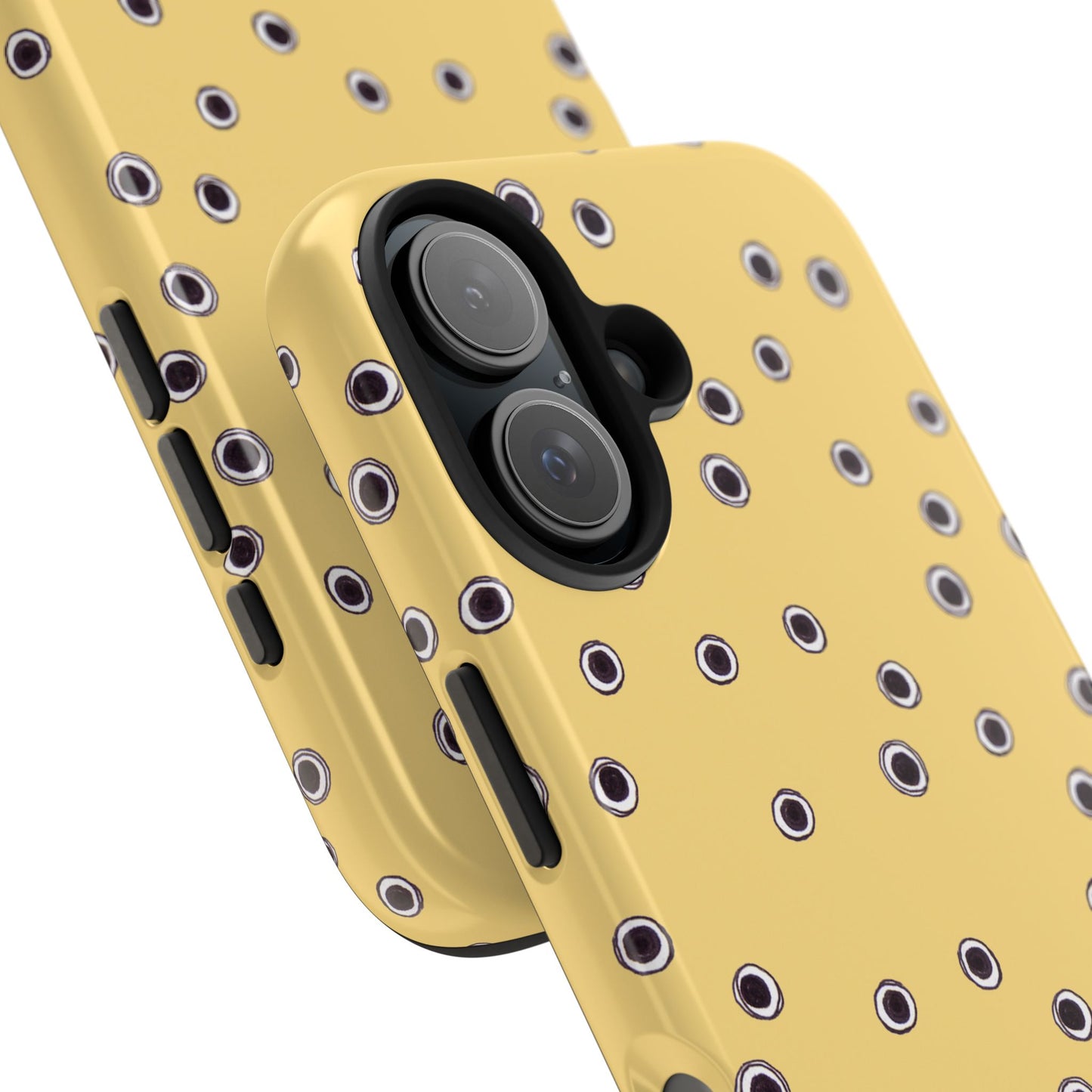 Halo Dots Yellow Phone Case