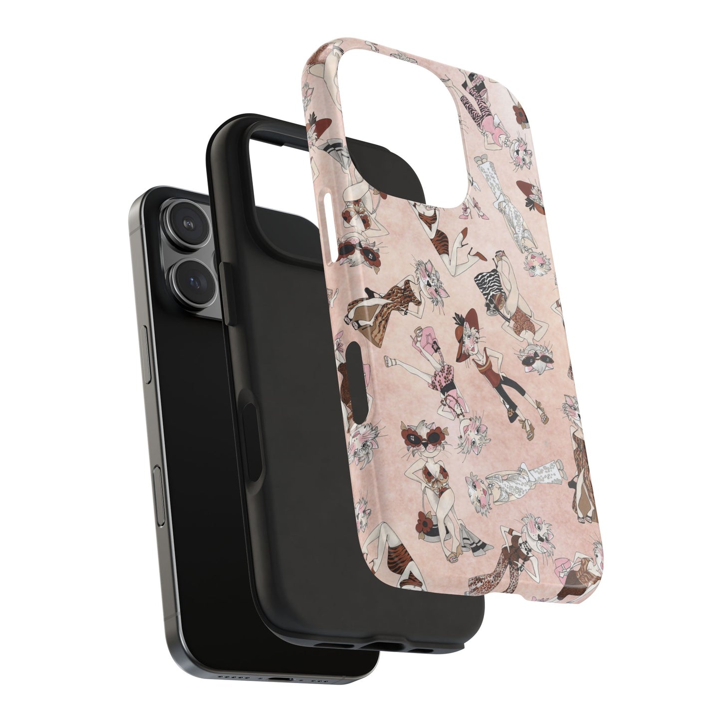 Spotted Lilies Pink Phone Case