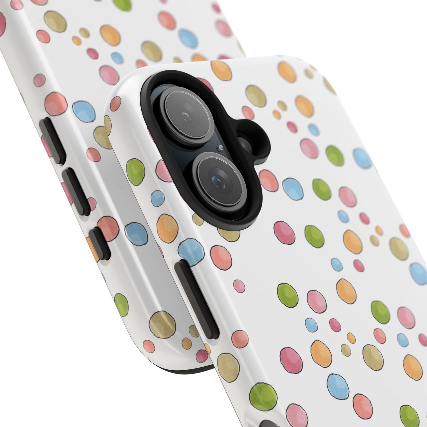 Clown Dots White Phone Case
