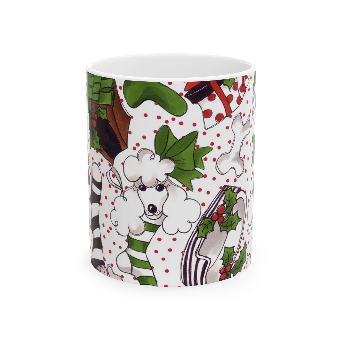 Holiday Fun White / Red Cup