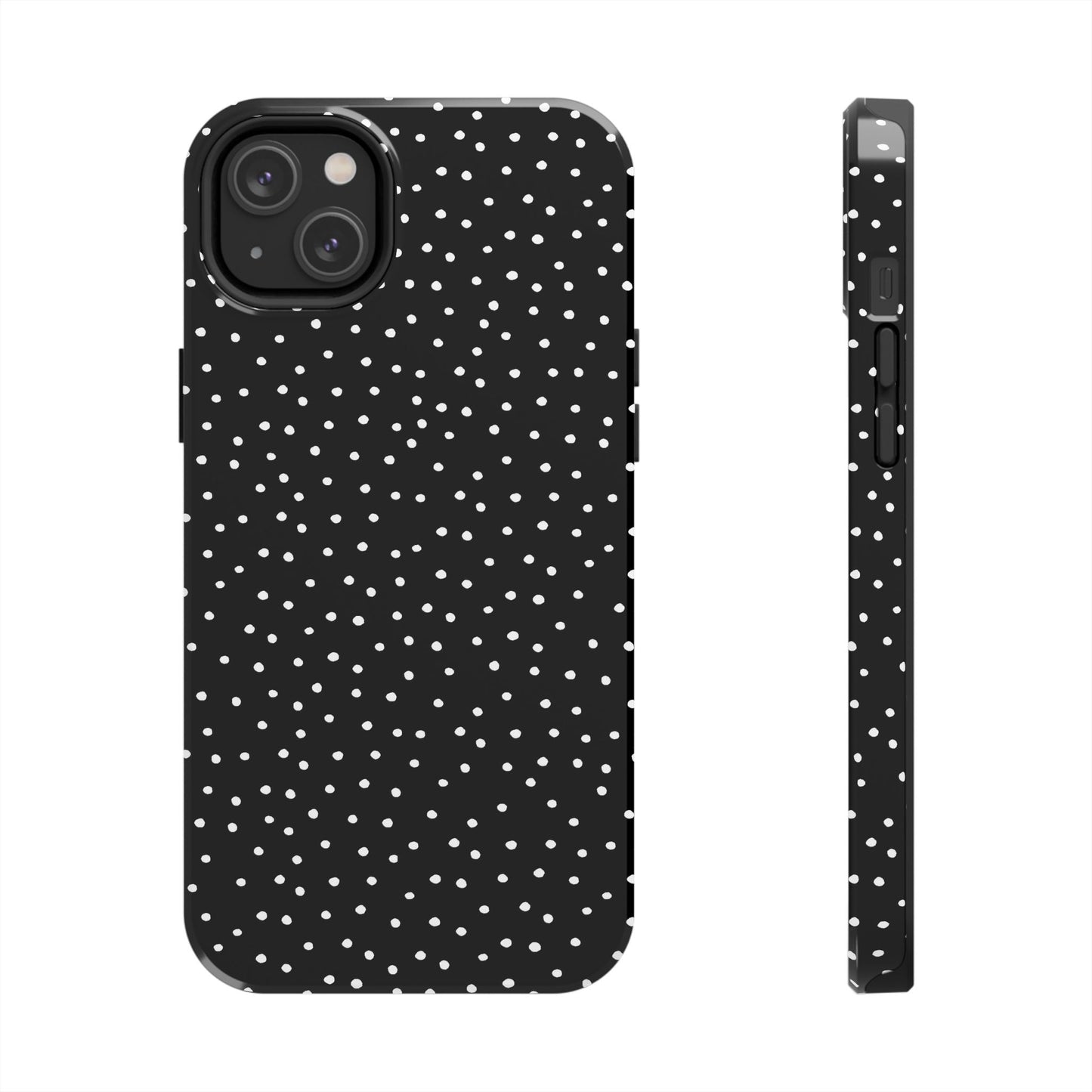 Dinky Dots Black / White Phone Case