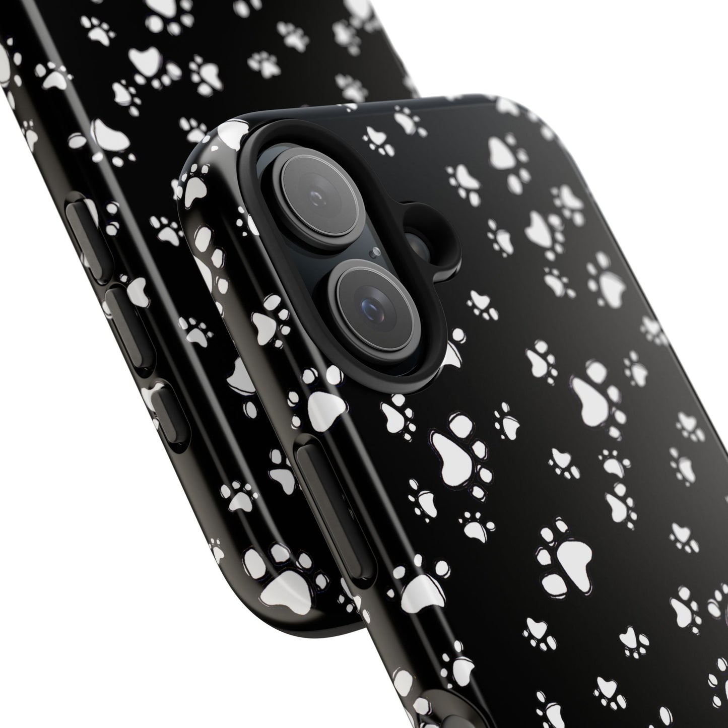 Paw Flakes Black Phone Case