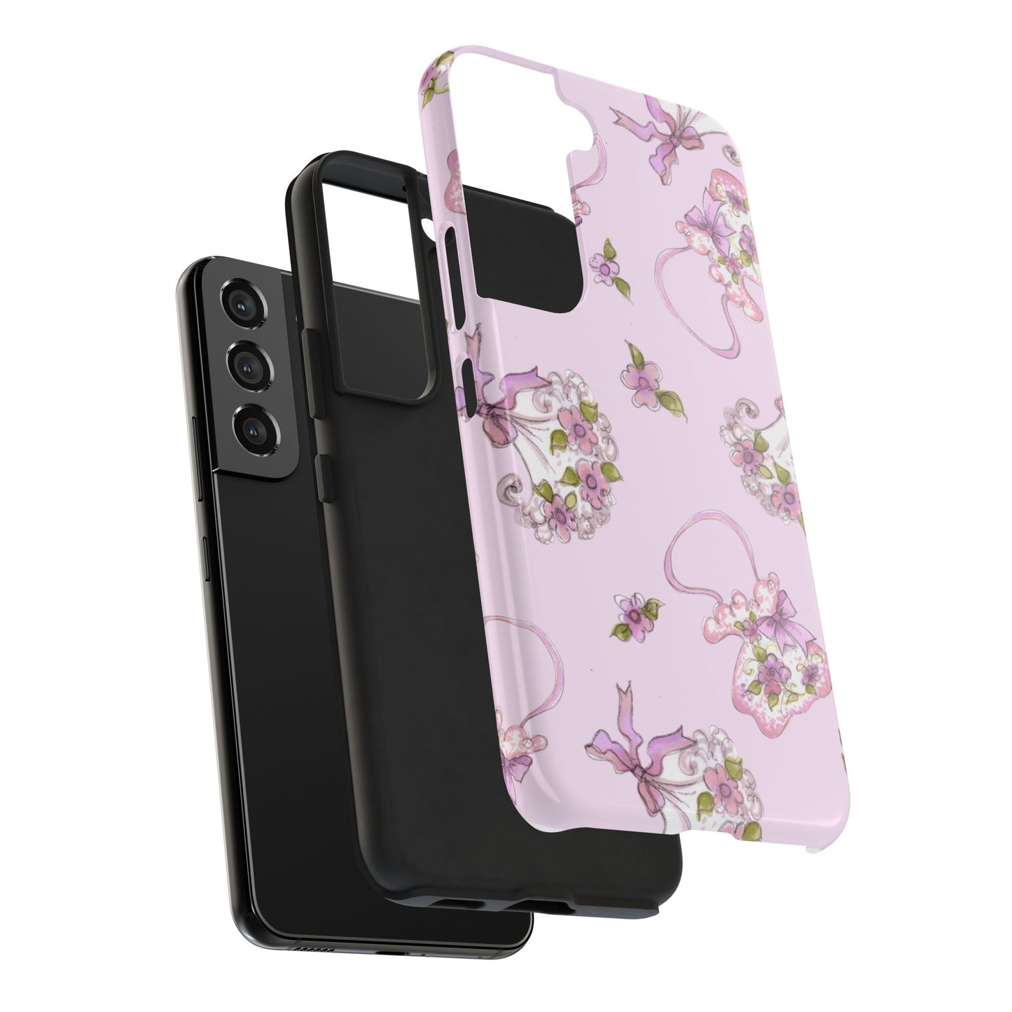 Flower Model Hand Bag Phone Case