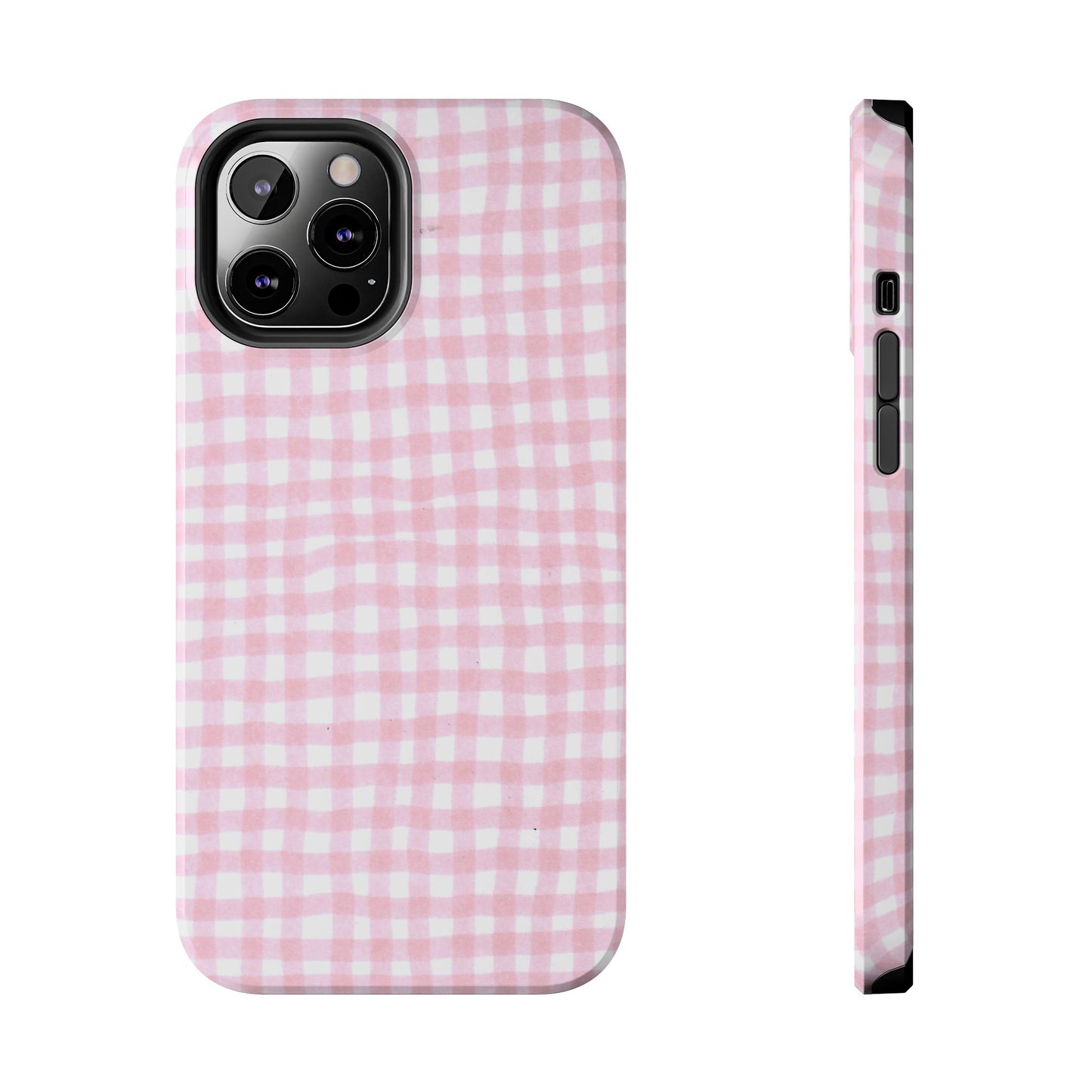 Wonky Chipper Check Pink Phone Case