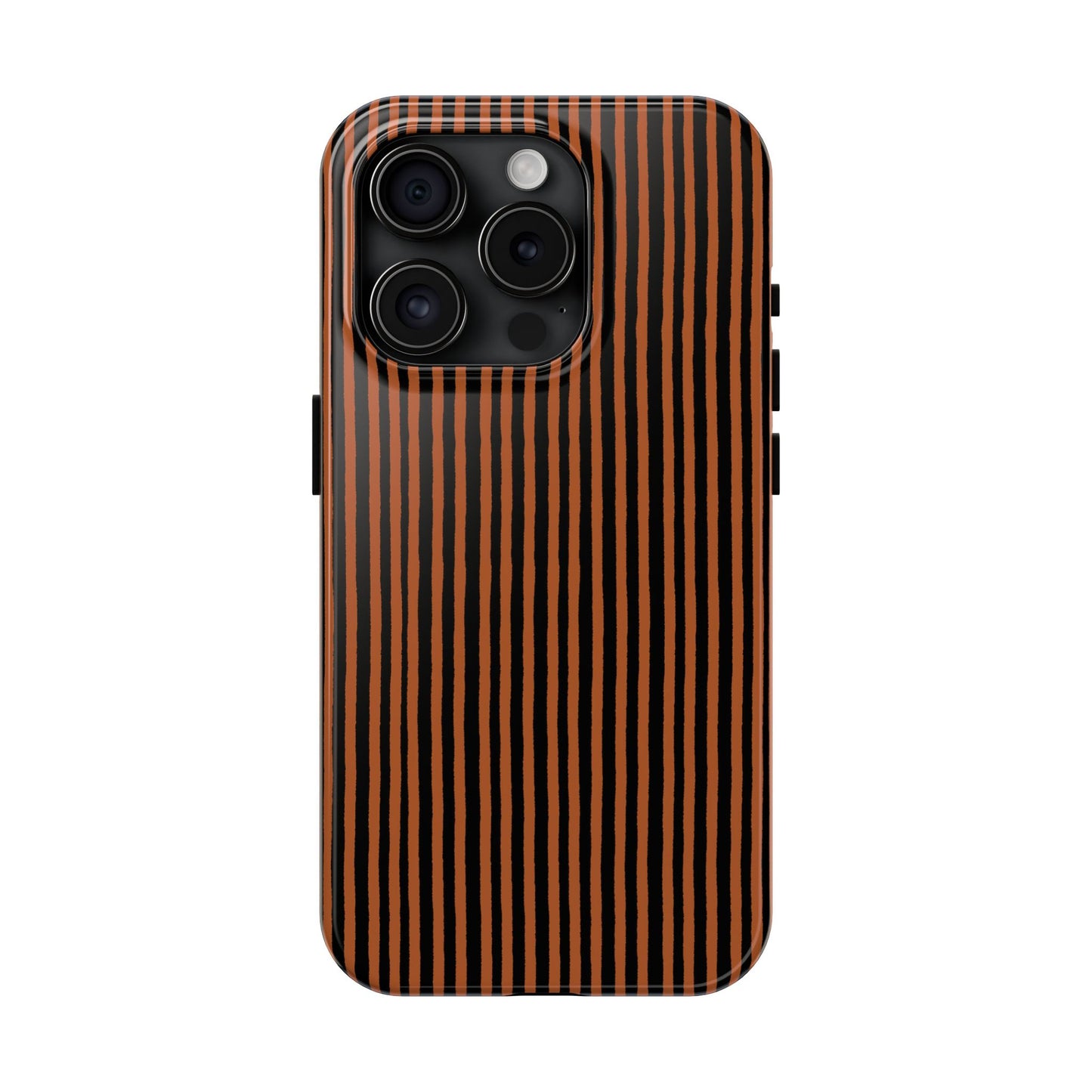 Happy Stripe Spice / Black Phone Case