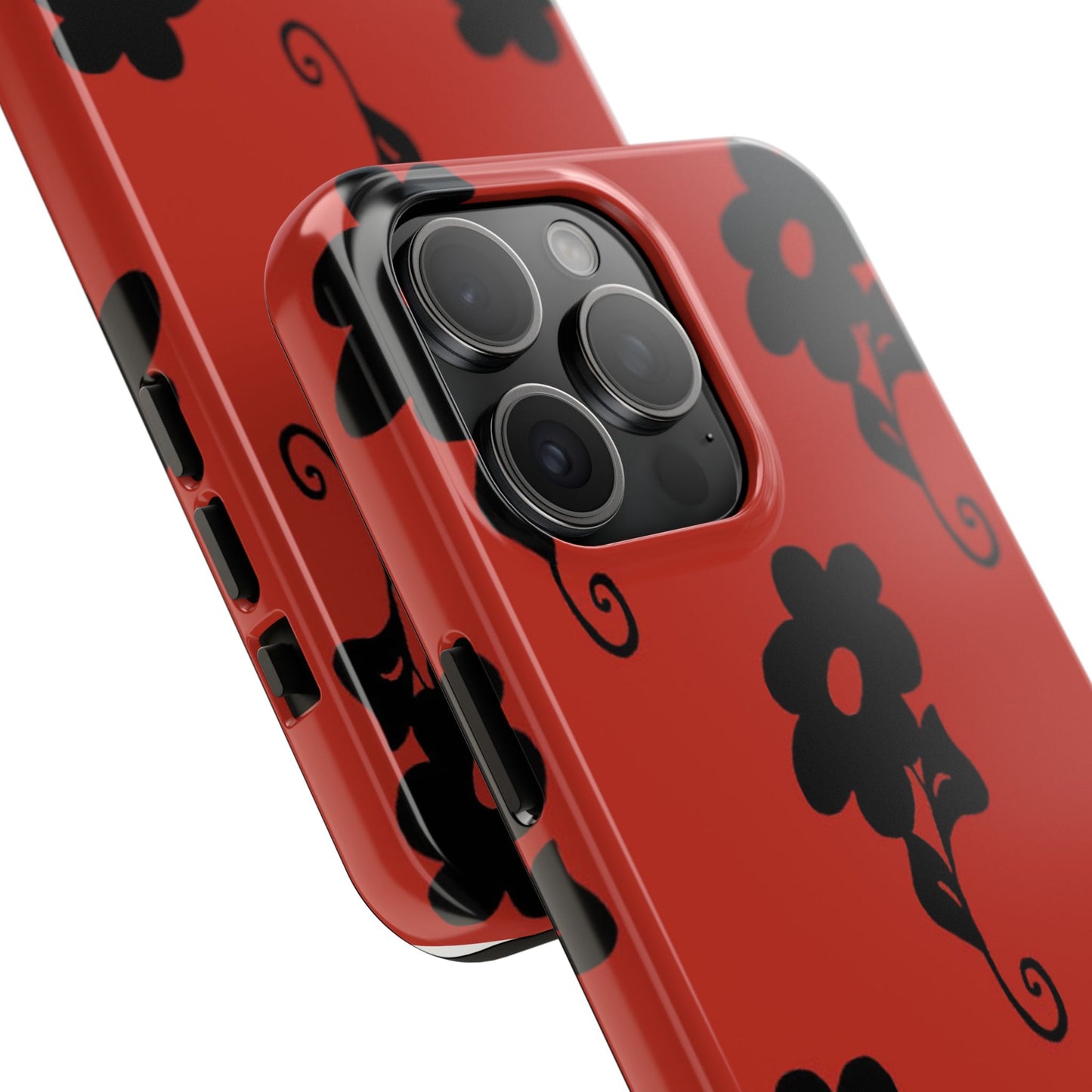 Daring Daisy Red Phone Case