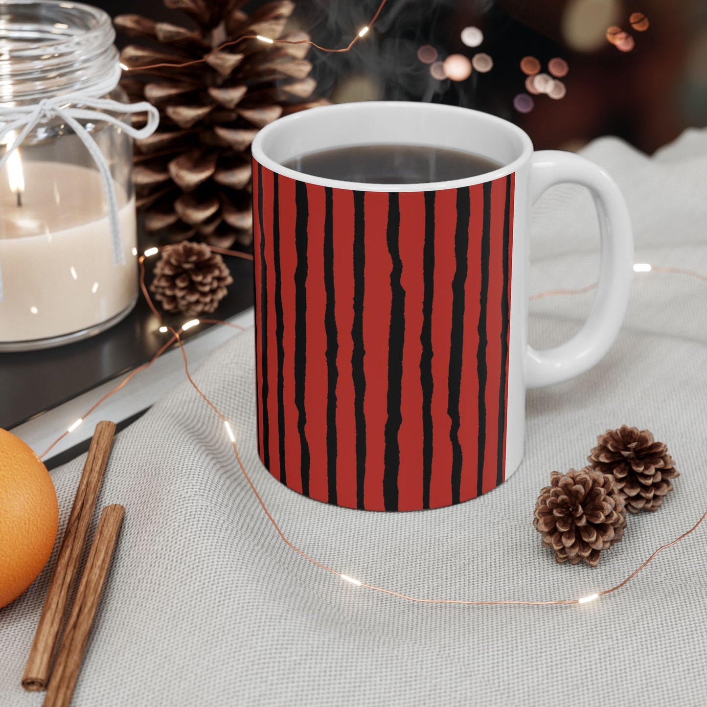 Sorta Stripe Red / Black Cup