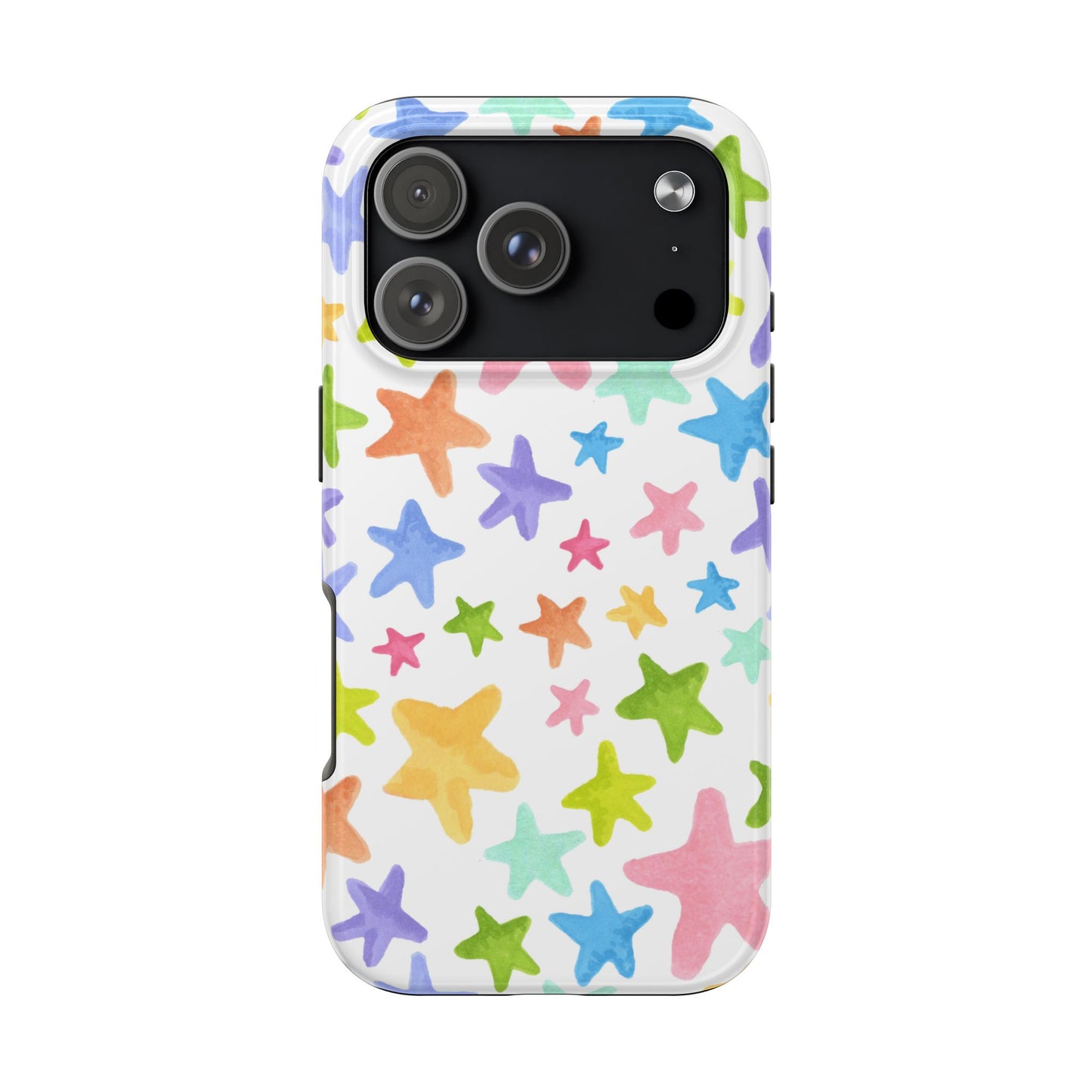 Happy Stars White Phone Case