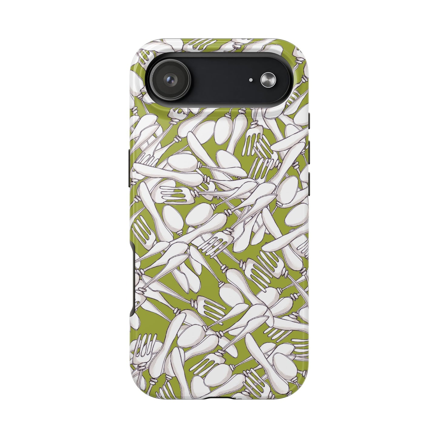 Silverware Wars Green Phone Case