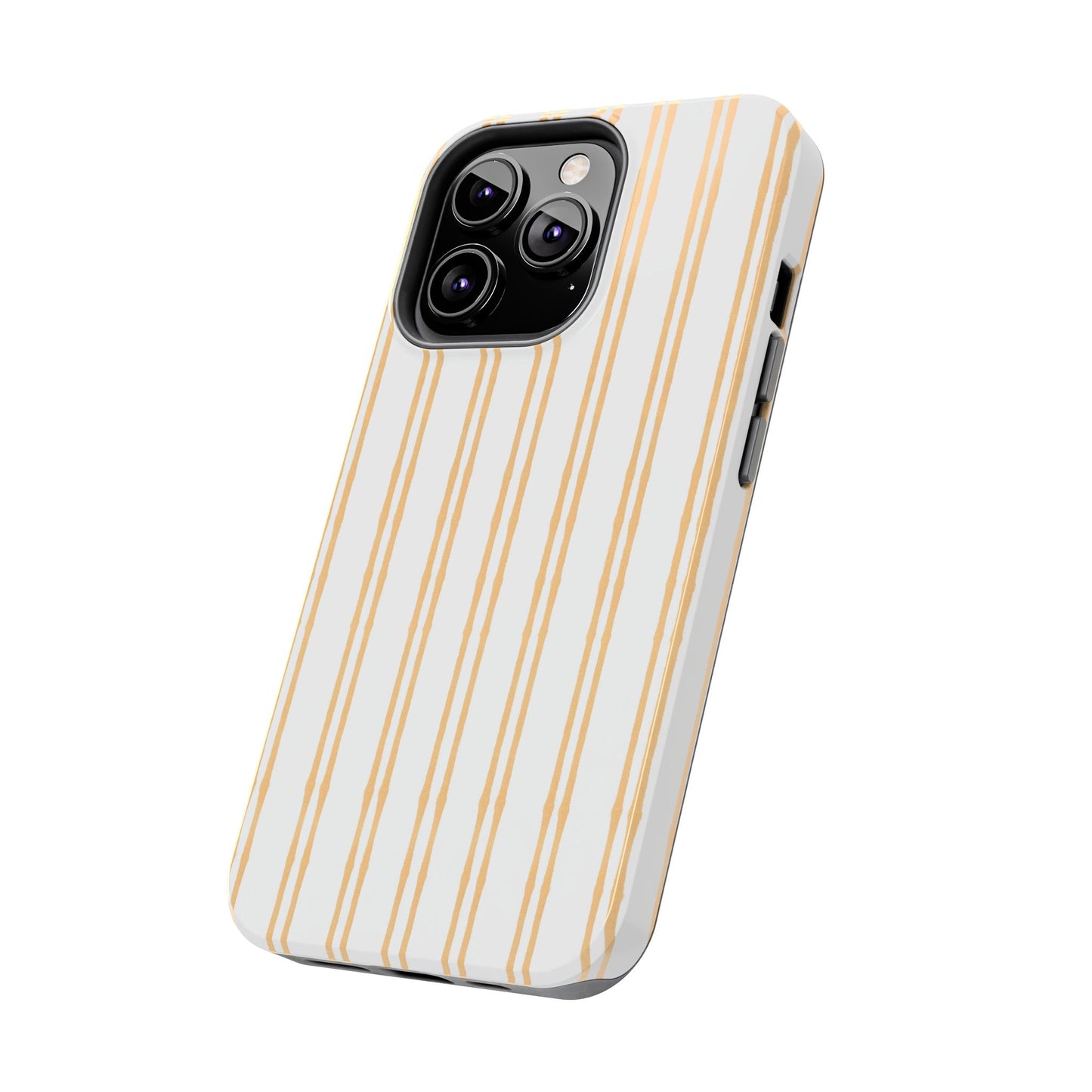Double Stripe Yellow Phone Case