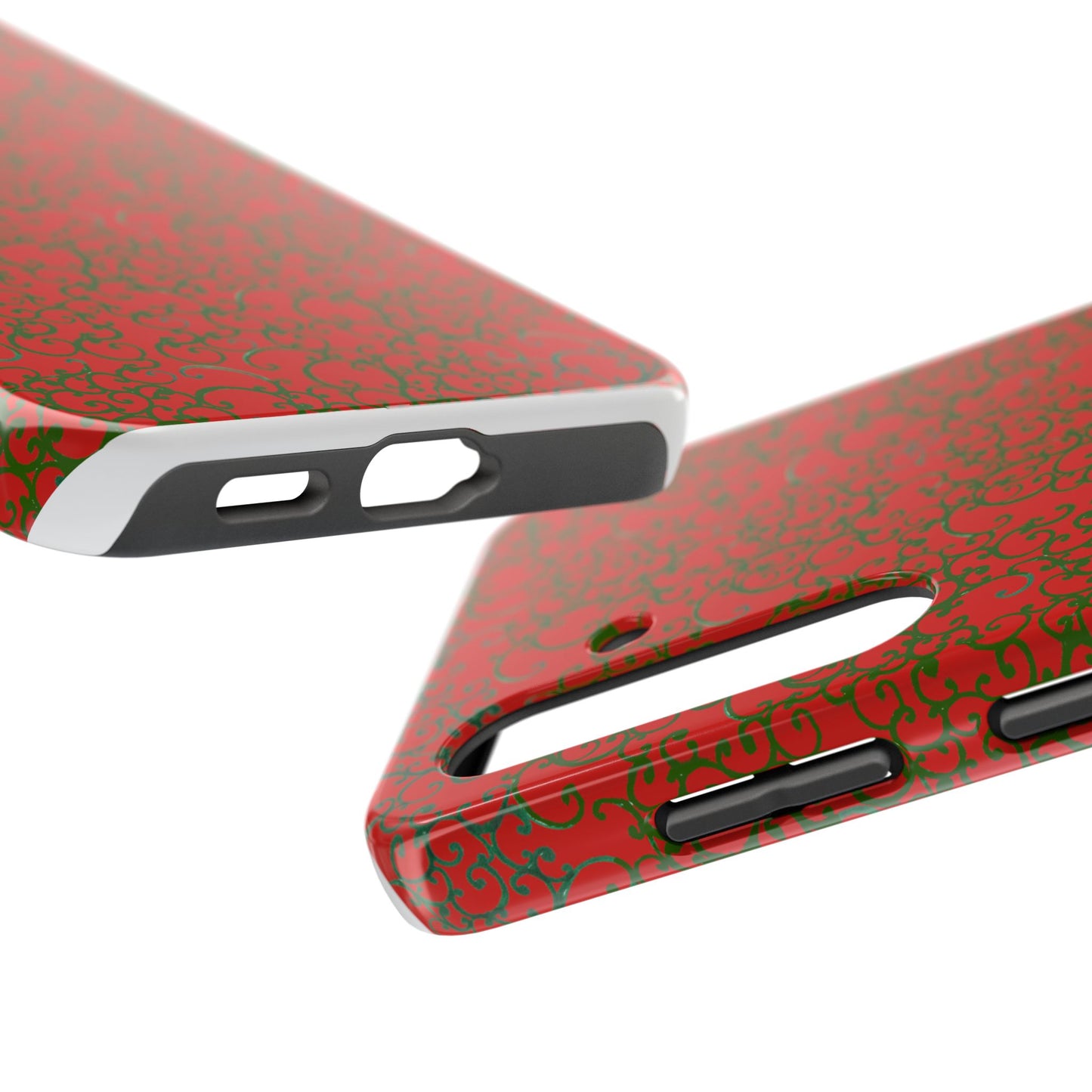 Scrollie Red / Green Phone Case
