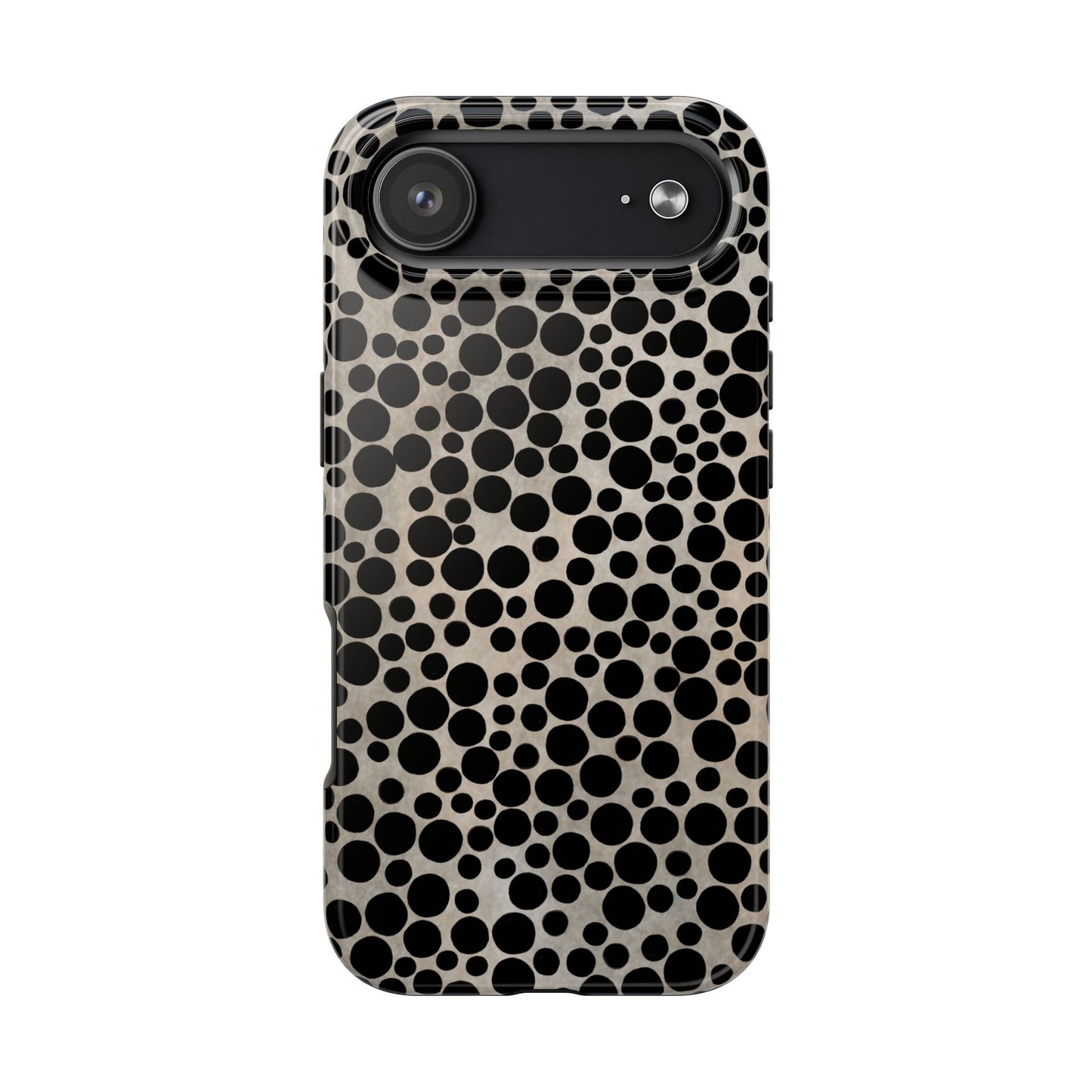 Felt Dots Silver Phone Case