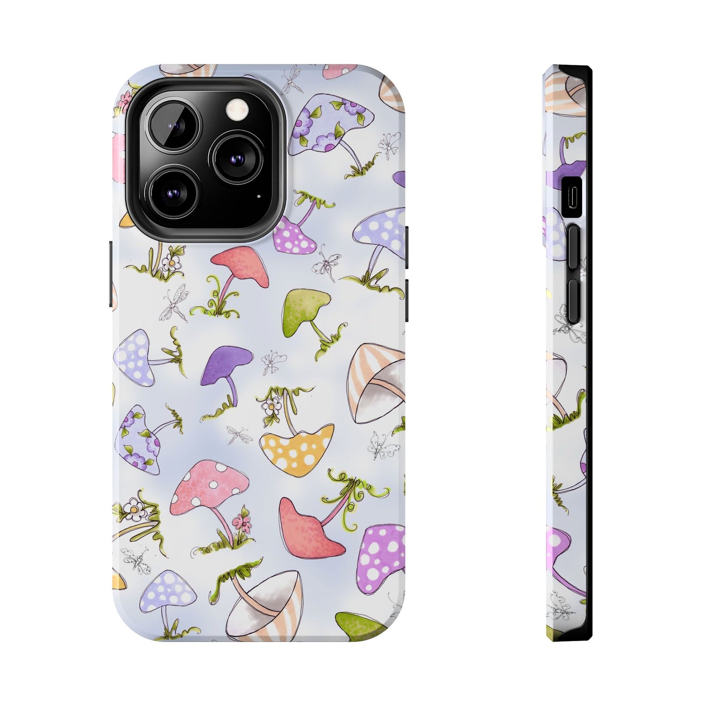 Mushroom Toss Blue Phone Case