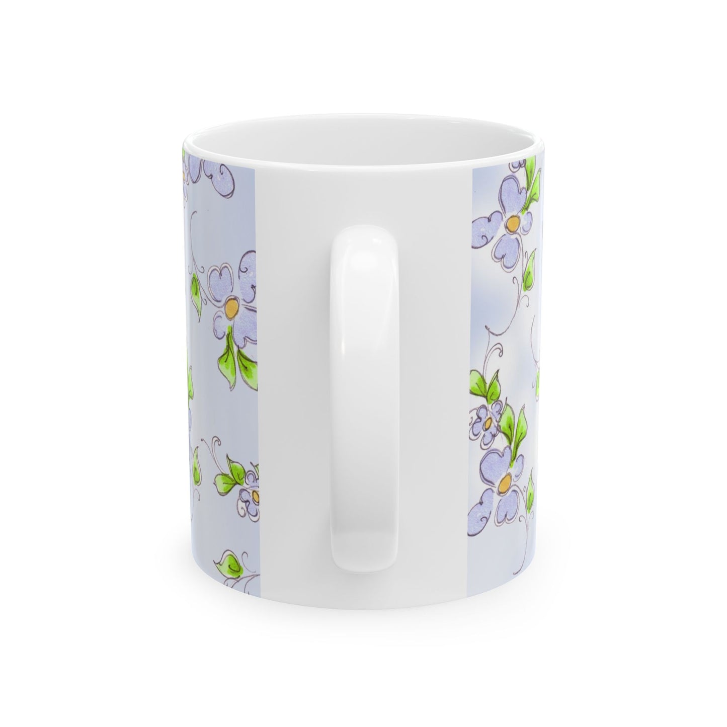 Forget Me Knots Blue Cup