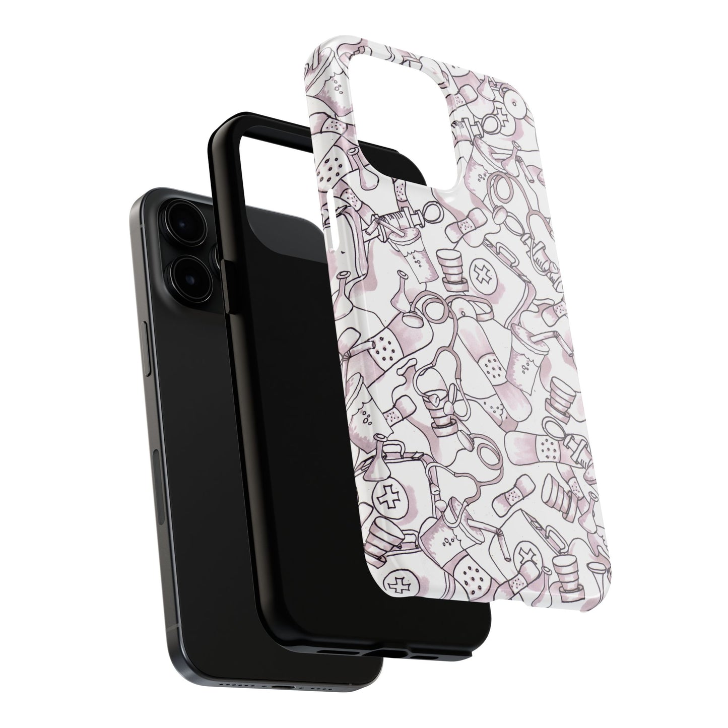 Med Stuff White Phone Case
