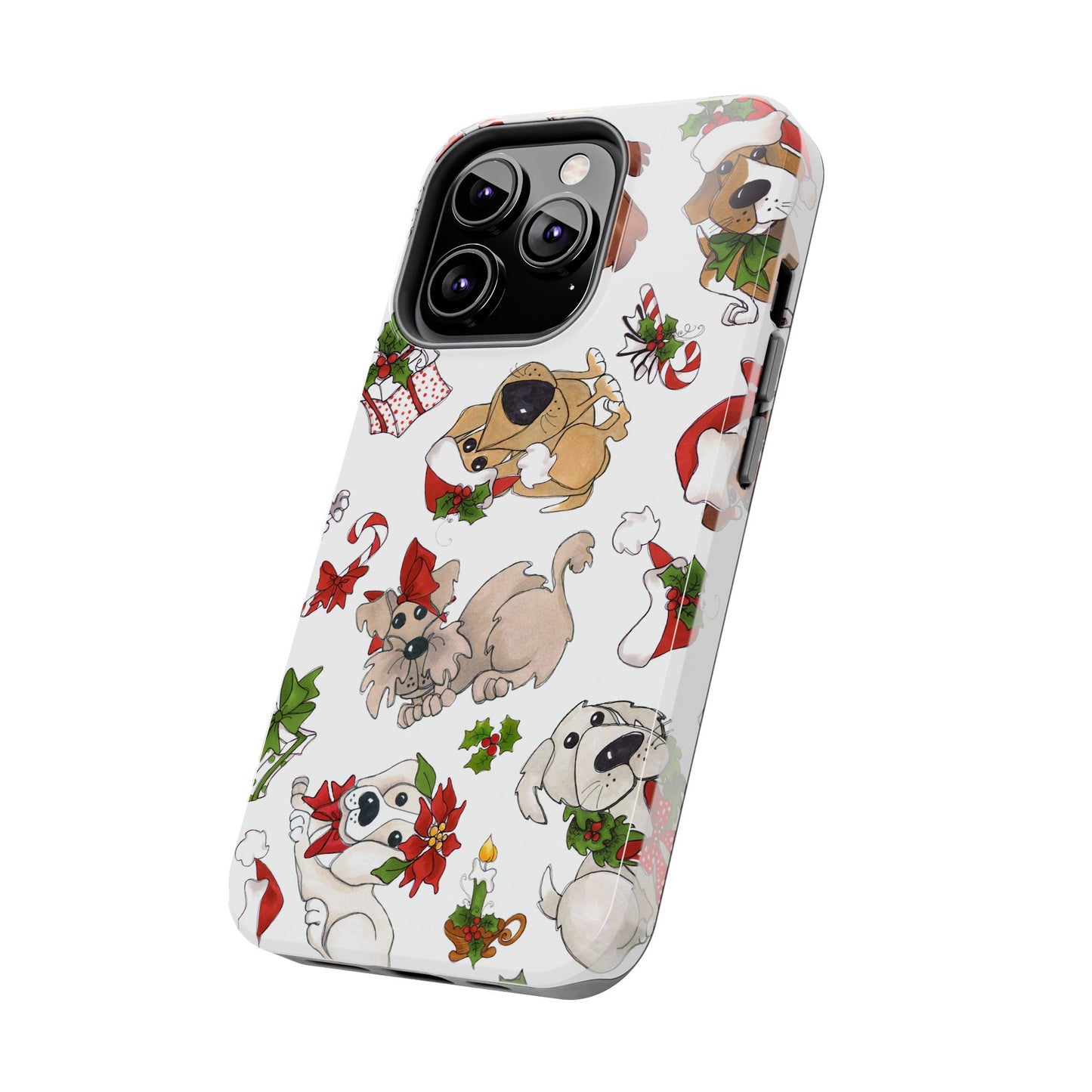 Doggie Toss White Phone Case
