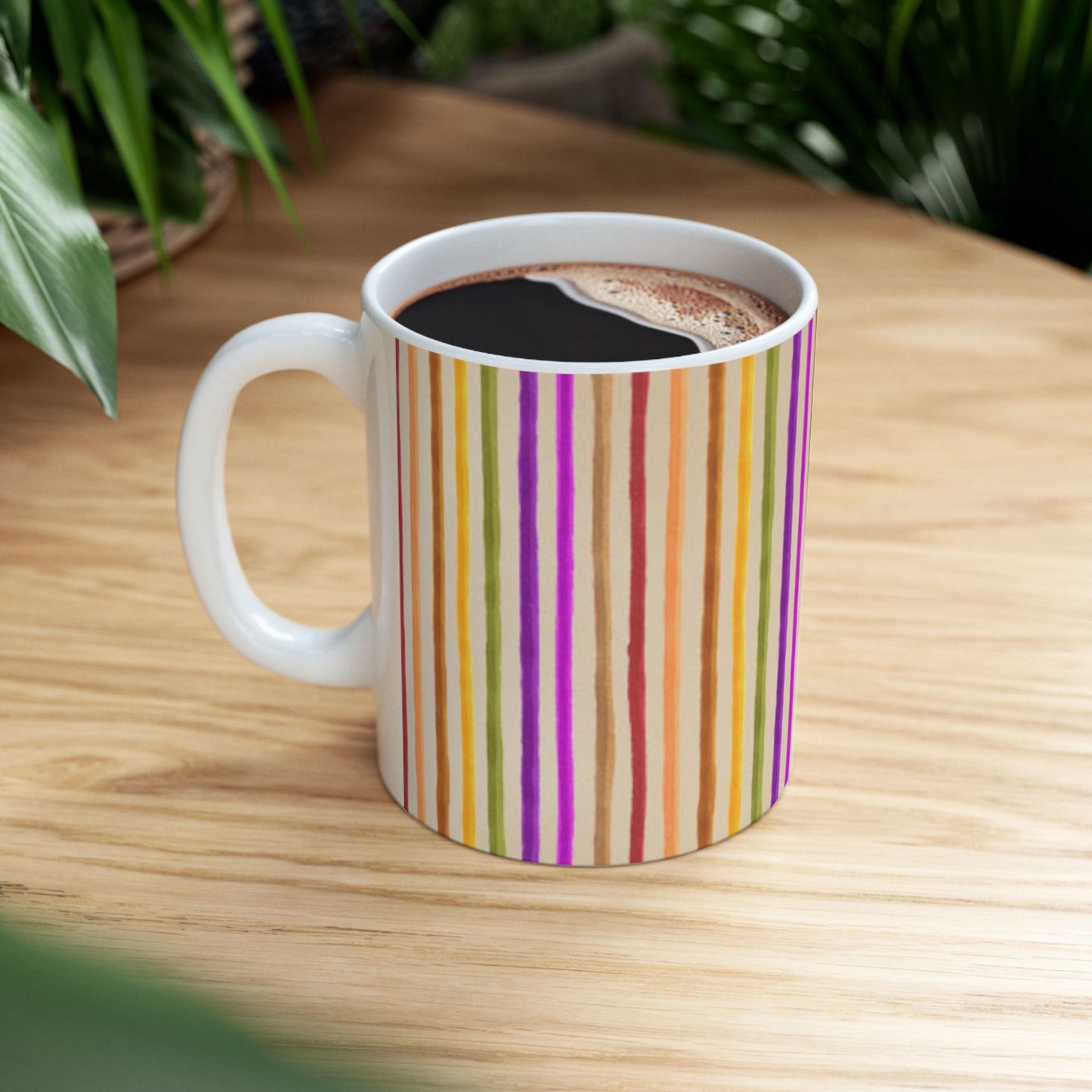 Spice Stripe Muslin Cup