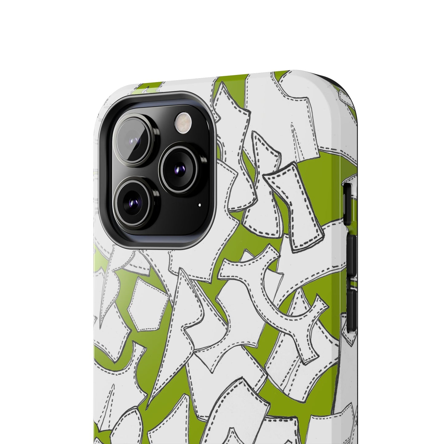 Pattern Pieces Chartreuse Phone Case